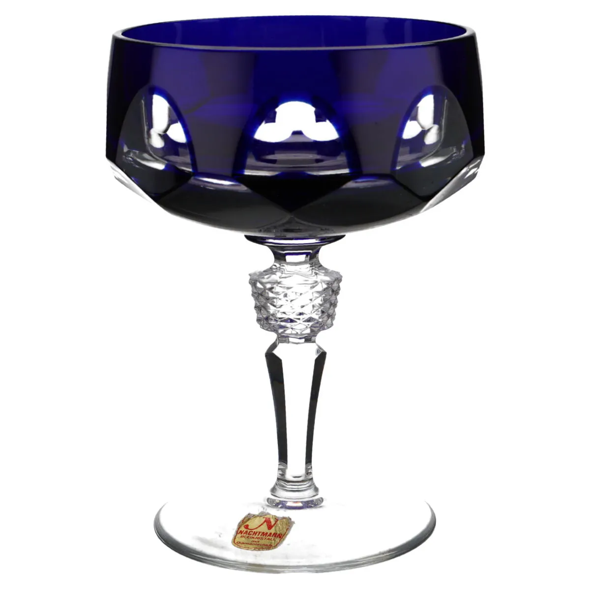 Sektschale Kobaltblau - Nachtmann Überfanggläser Antika