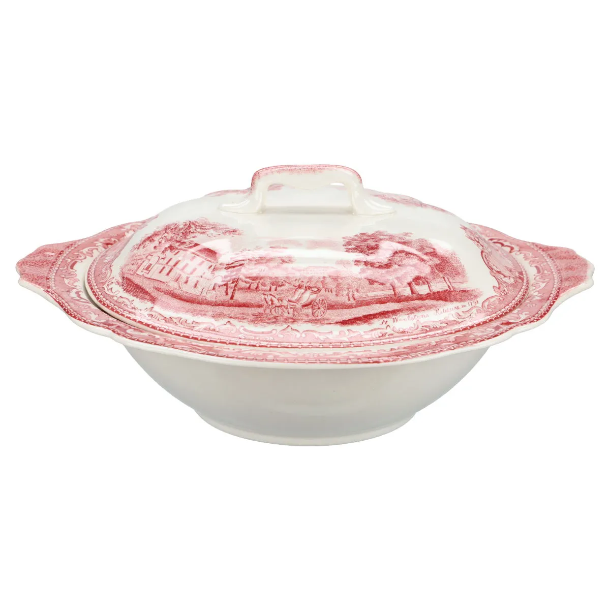 Ragout / Terrine - Johnson Bros Old Britain Castles rot