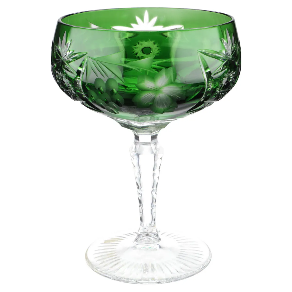 Sektschale Römer Smaragdgrün - Nachtmann Überfanggläser Traube