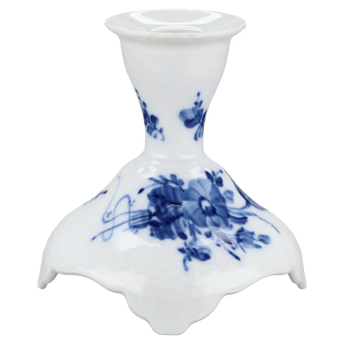 Kerzenleuchter Modell 1711 - Royal Copenhagen Blaue Blume geschweift  I. Wahl