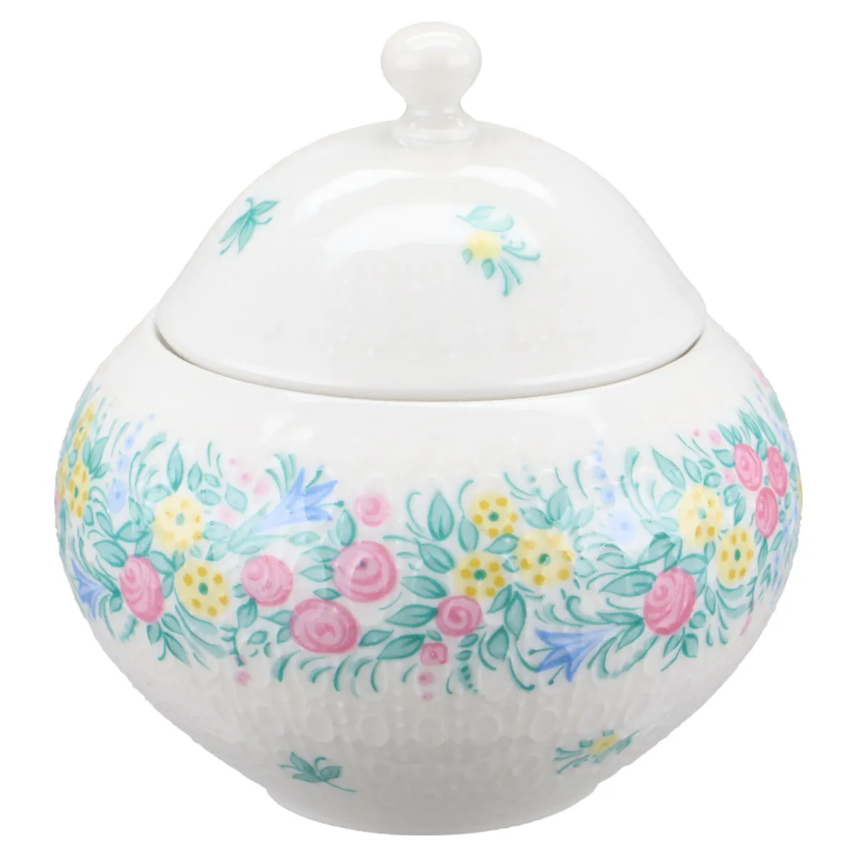 Zuckerdose klein - Rosenthal Romanze in Bunt