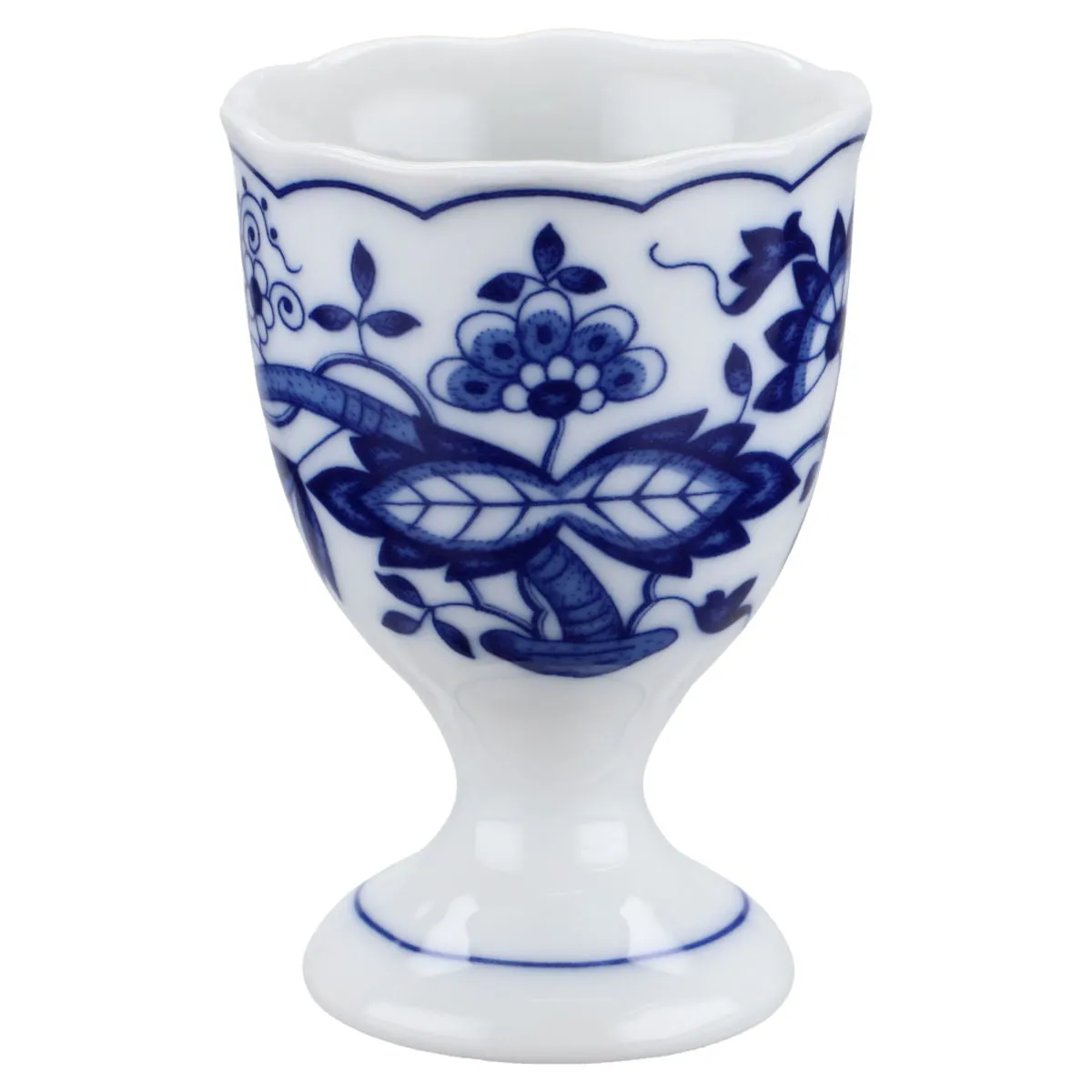 Eierbecher auf Fuß - Hutschenreuther Maria Theresia Zwiebelmuster II.Wahl