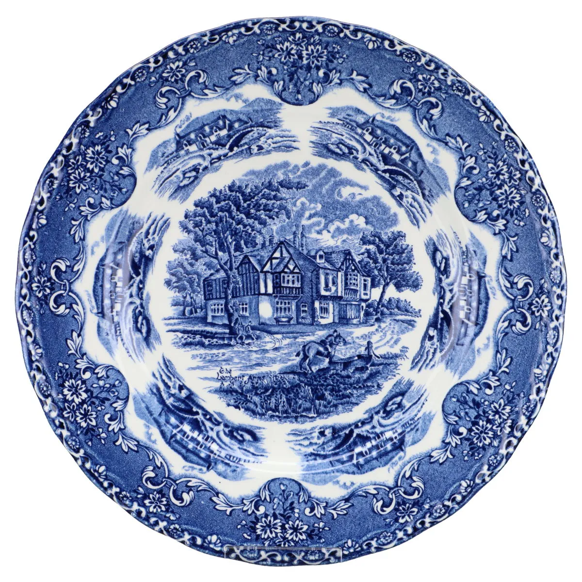 Speiseteller - Grindley English Country Inns blue blau