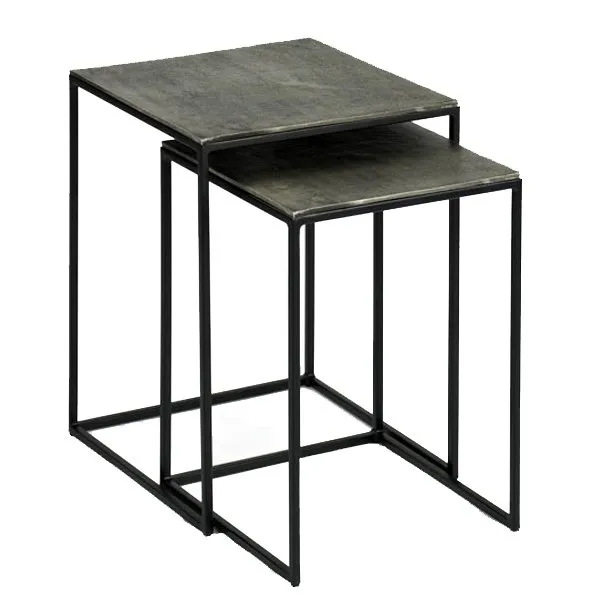 Lambert Beistelltische Dado Metall (2-teilig)