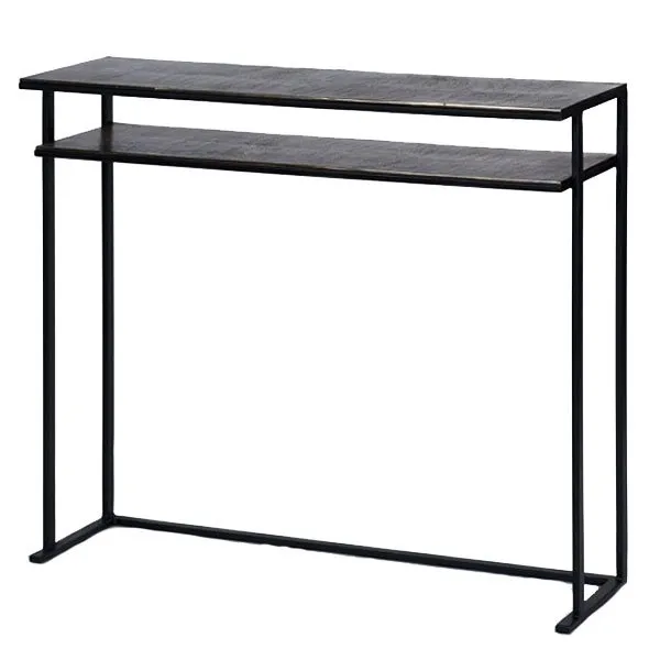 Lambert Konsole Beistelltisch Tahdo mit Graphit Finish