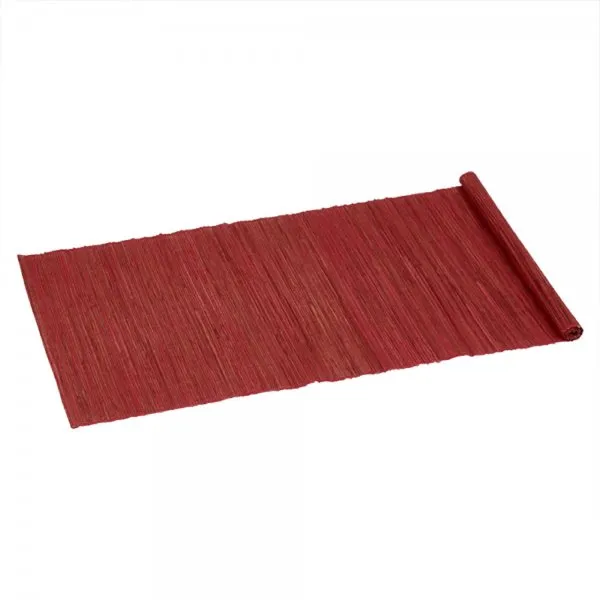 Lambert Tischläufer Narita Wasserhyazinthen Rot (50x150cm)