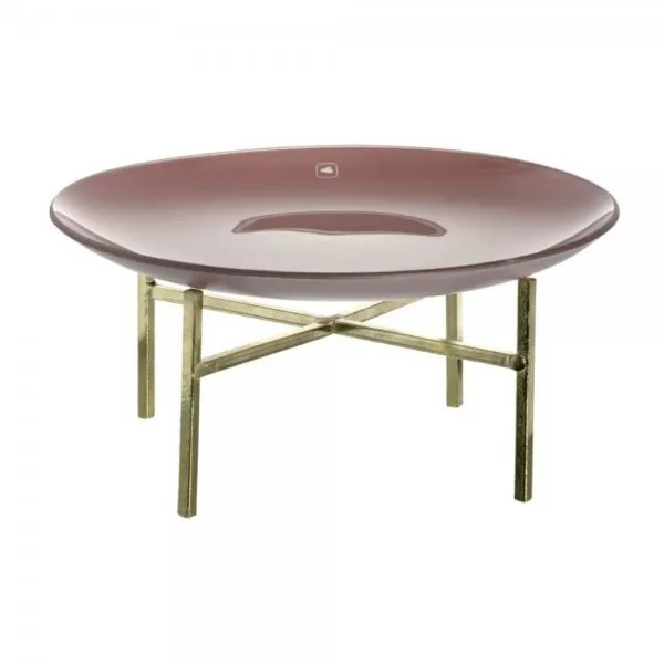 Leonardo Dekoteller Tulpiano Mit Metallfuß Rosé