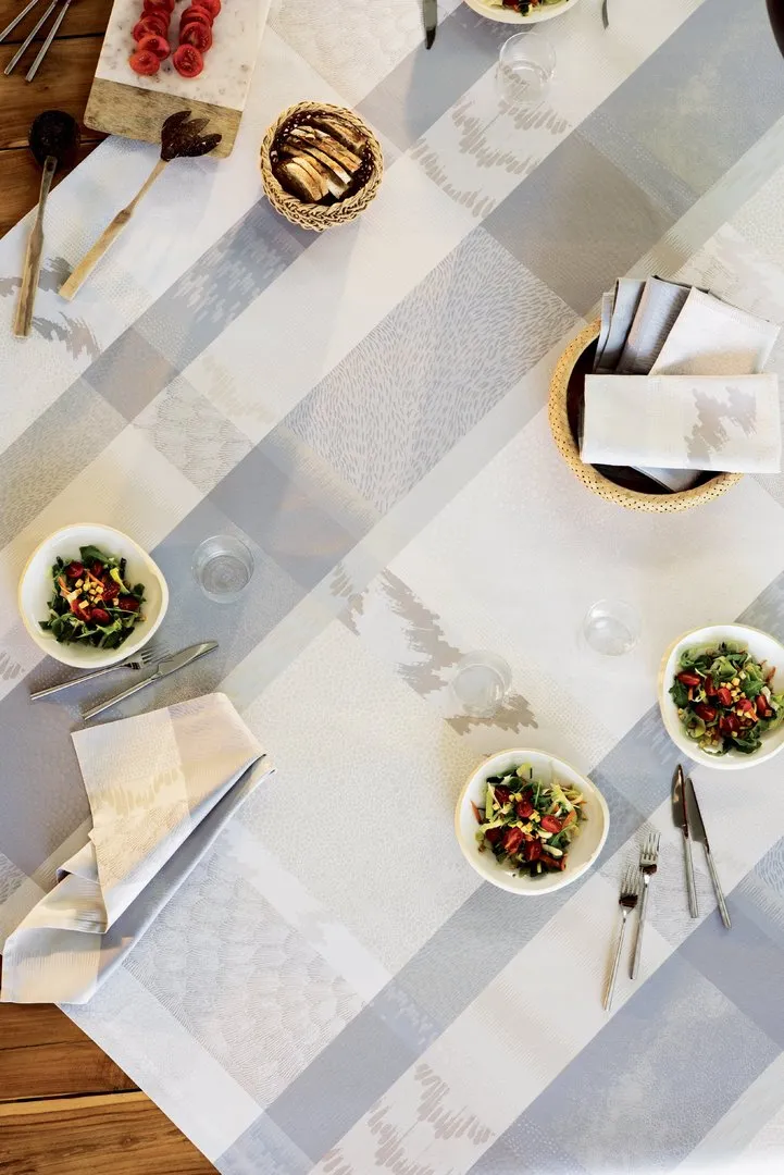 Garnier Thiebaut Tischdecke MILLE MATIERES VAPEUR