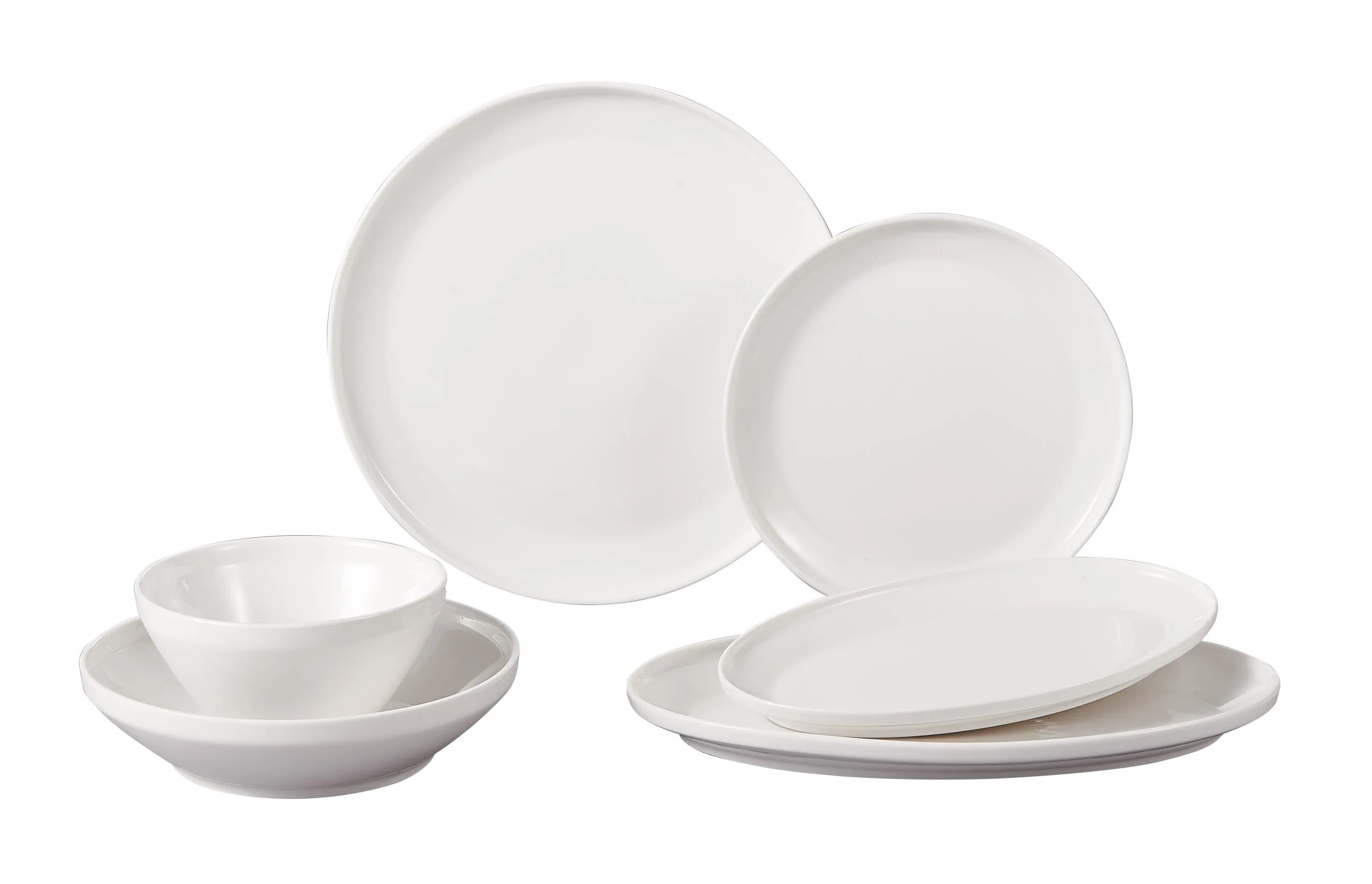 Mulex SARA Premium Tafelservice Weiß 26-teilig 6-Personen Set