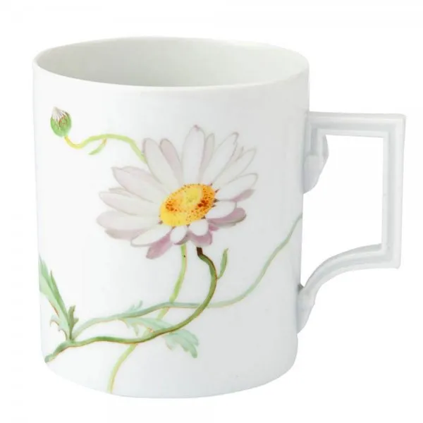 Meissen Henkelbecher Berlin Blumenmalerei Margerite