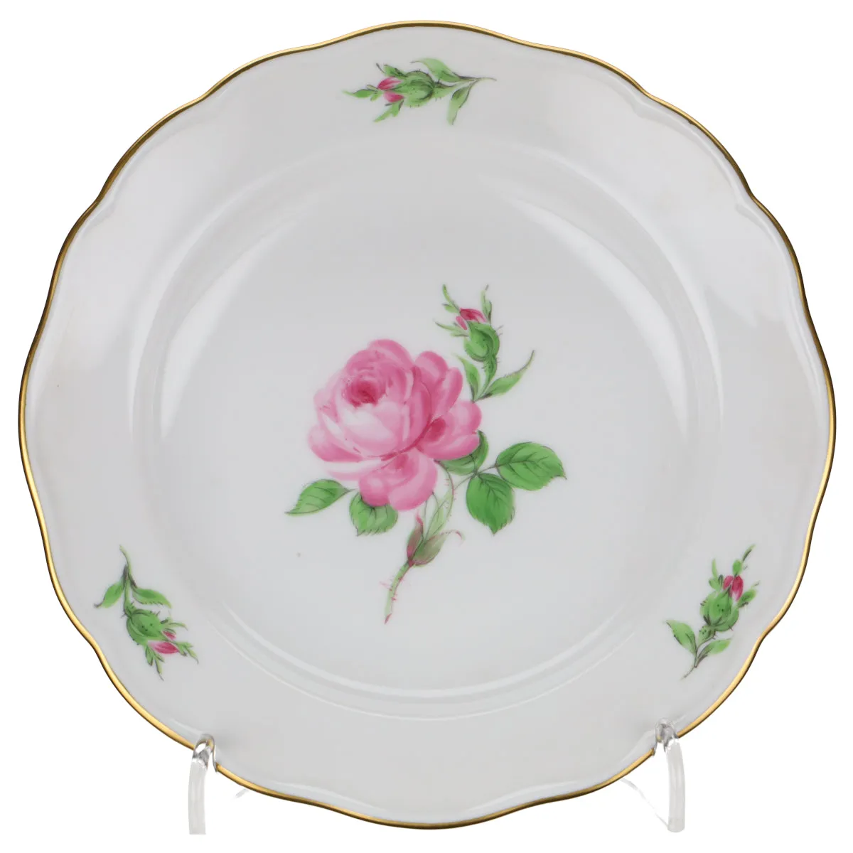 Dessertteller mini - Meissen Neuer Ausschnitt I.Wahl Rote Rose