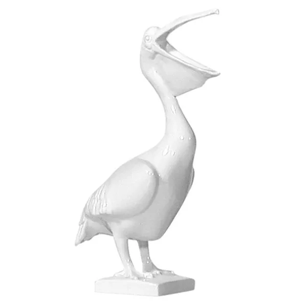 Meissen Porzellanfigur Vogel Pelikan Weiß (24,5cm)