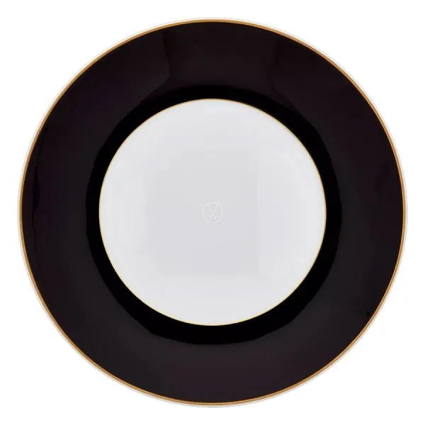 Meissen Speiseteller Royal Palace Schwarz Gold (24cm)