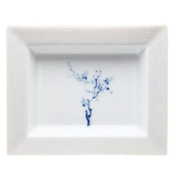 Meissen Vide-Poche Ablageschale Blue Orchid White (12,3x10cm)