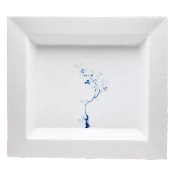 Meissen Vide-Poche Ablageschale Blue Orchid White (21x18,5cm)