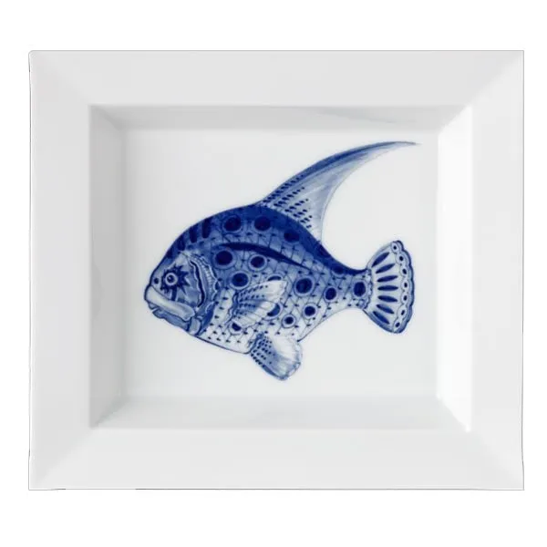 Meissen Vide-Poche Ablageschale Fisch Blue Treasures (21x18,5cm)