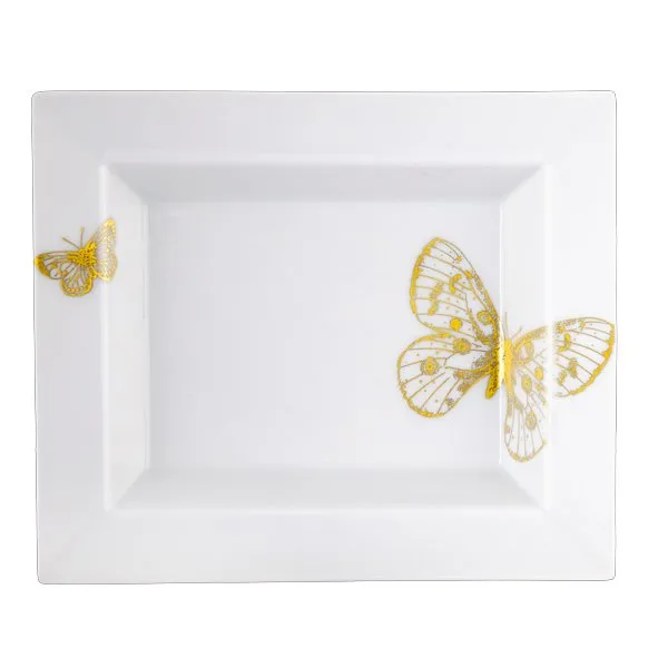 Meissen Vide-Poche Ablageschale Flying Wonders Gold (16x13,5cm)
