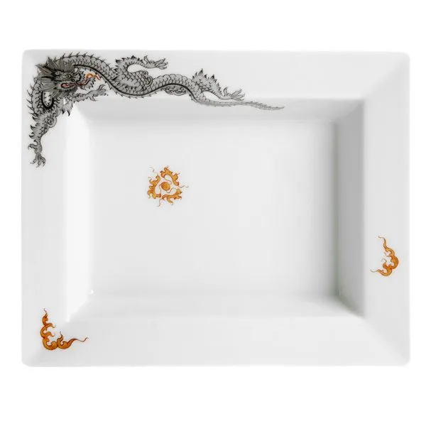 Meissen Vide-Poche Ablageschale Ming Drache (16x13,5cm)