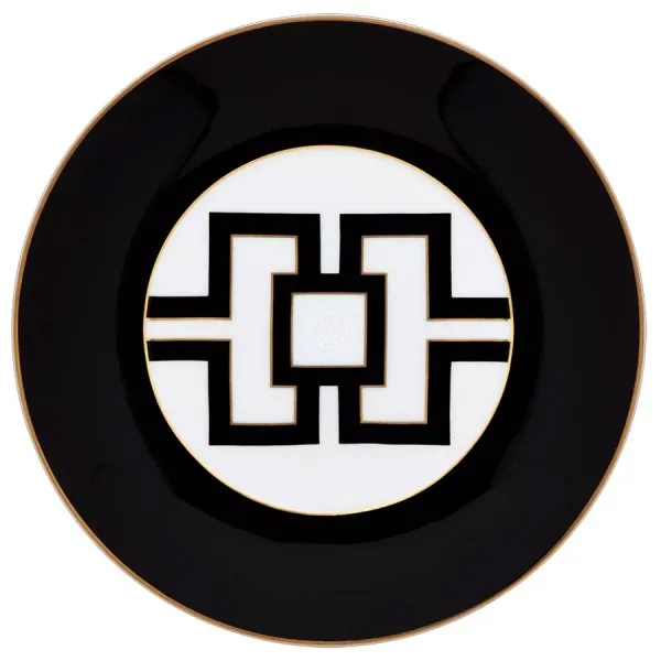 Meissen Vorspeisen- oder Dessertteller Royal Palace Schwarz Gold (22,5cm)