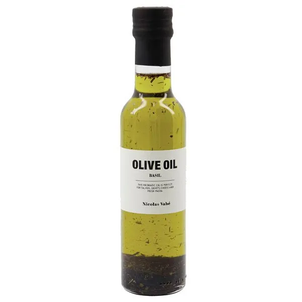 Nicolas Vahé Olivenöl mit Basilikum (250ml)