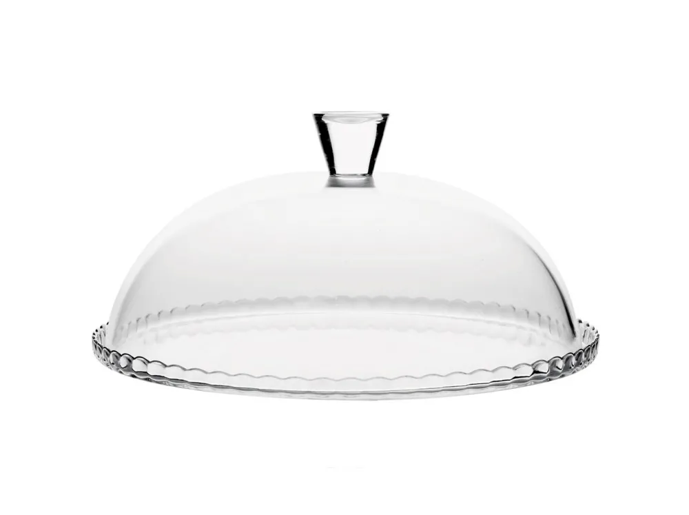 Pasabahce Patisserie 95198 Tortenplatte 32cm mit Deckel aus Glas