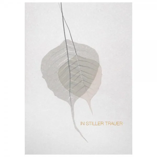 Räder Design Karte Beileidskarte In stiller Trauer