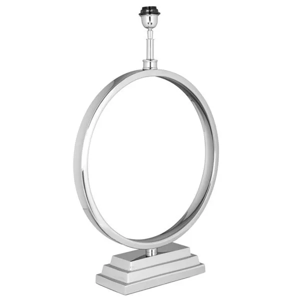 Richmond Interiors Tischlampe Dyon Silber