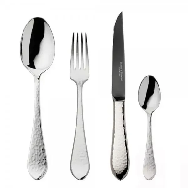 Robbe & Berking Grillset Martelé 925 Frozen Black (24-teilig)