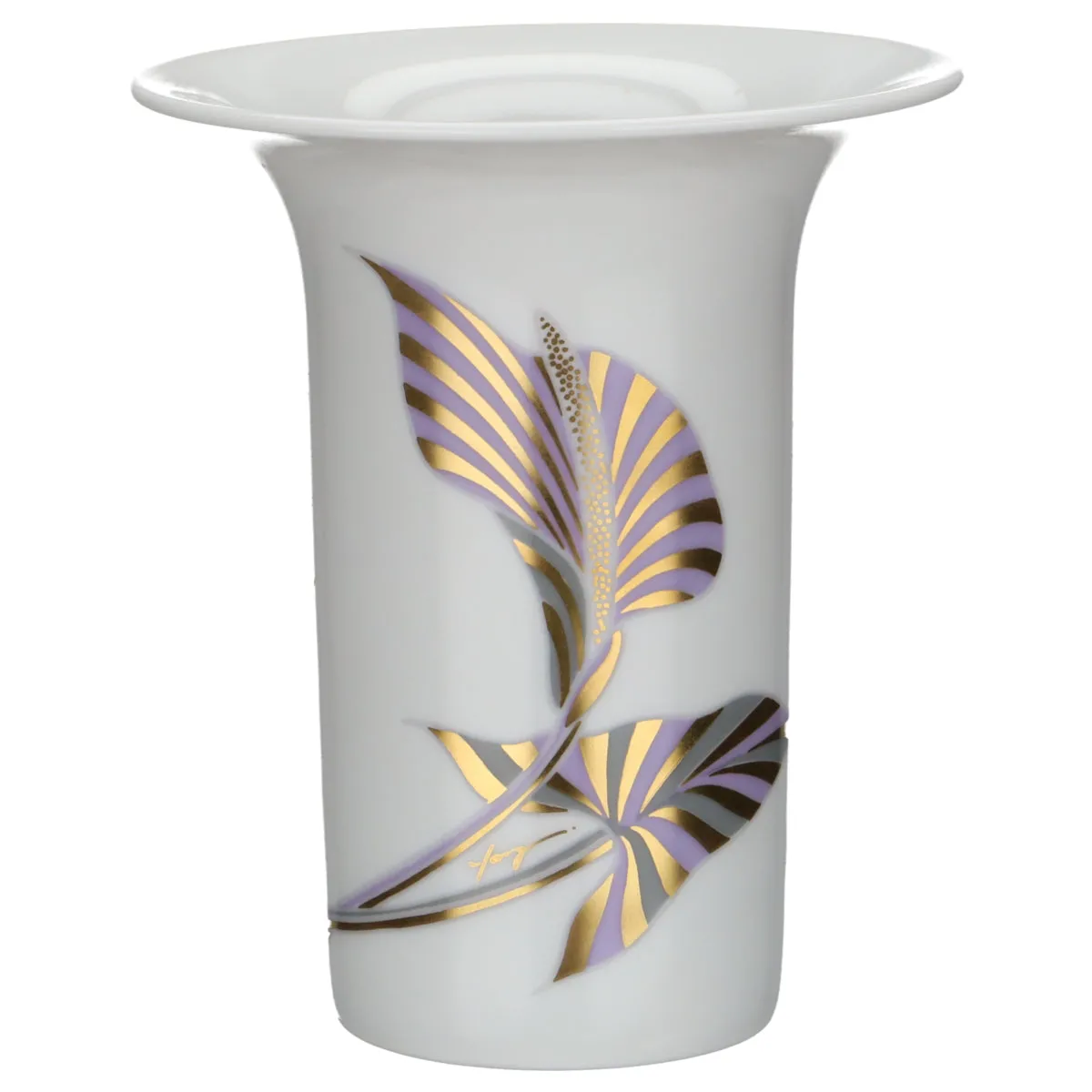 Vase klein - Rosenthal Asimmetria Goldblume/Indian Summer