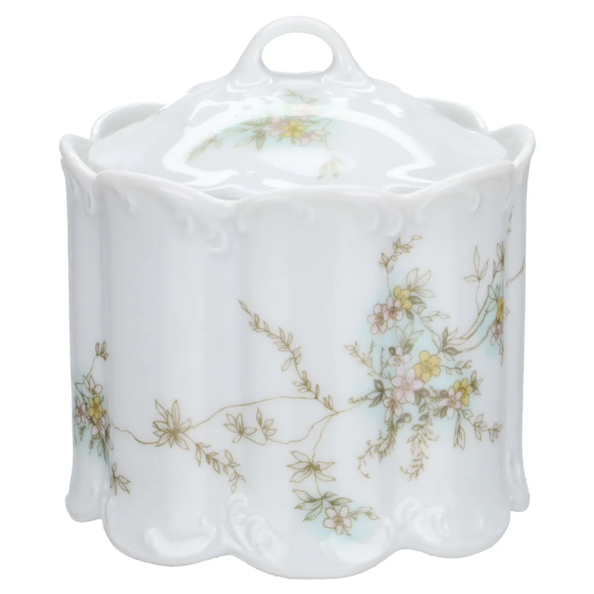 Zuckerdose - Rosenthal Monbijou grüne Ranke