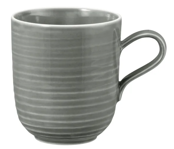 Becher Terra Ø 12.4 cm rund Porzellan perlgrau