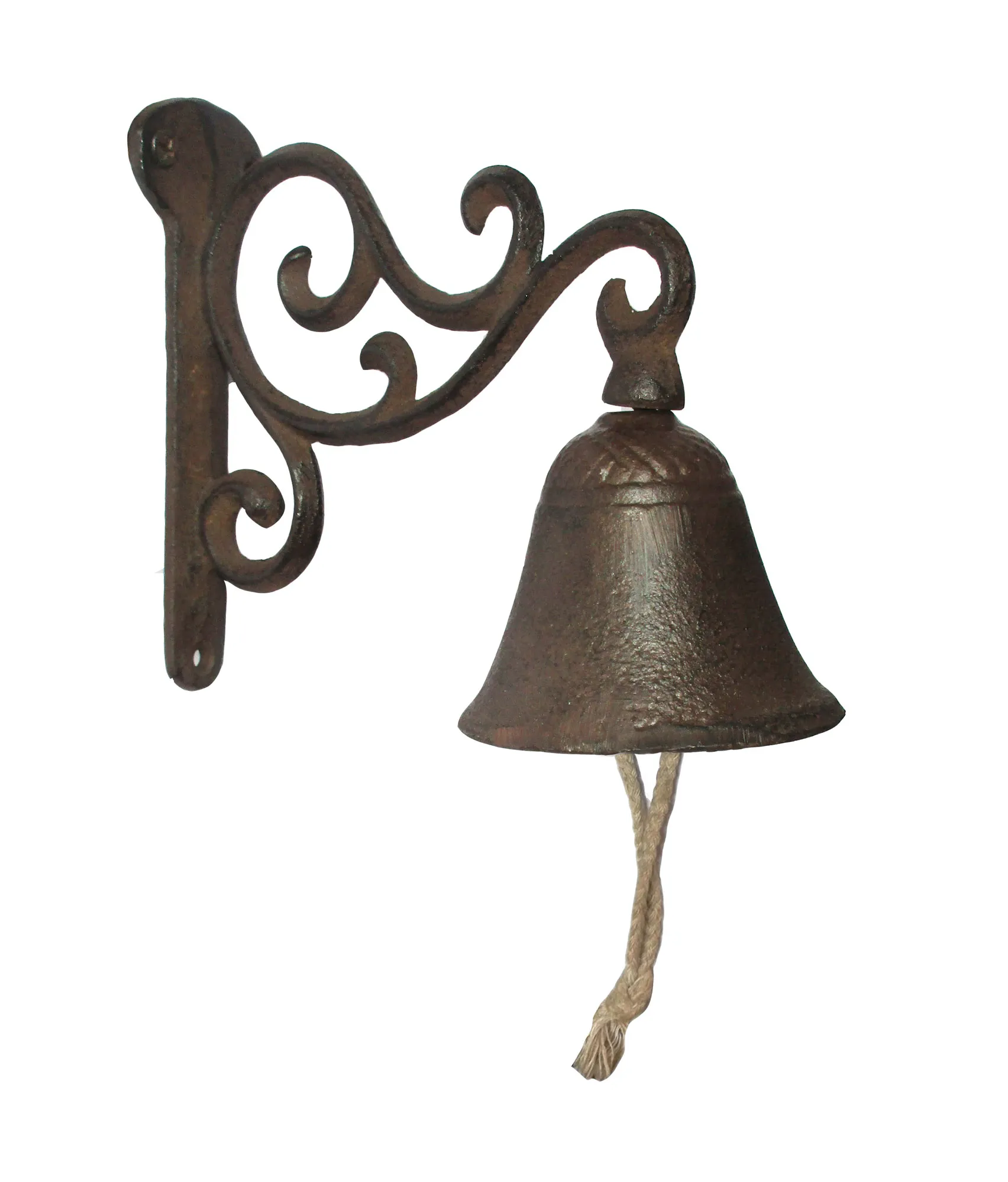 Türglocke aus massiven Gusseisen für die Wand 15x7,5x14cm