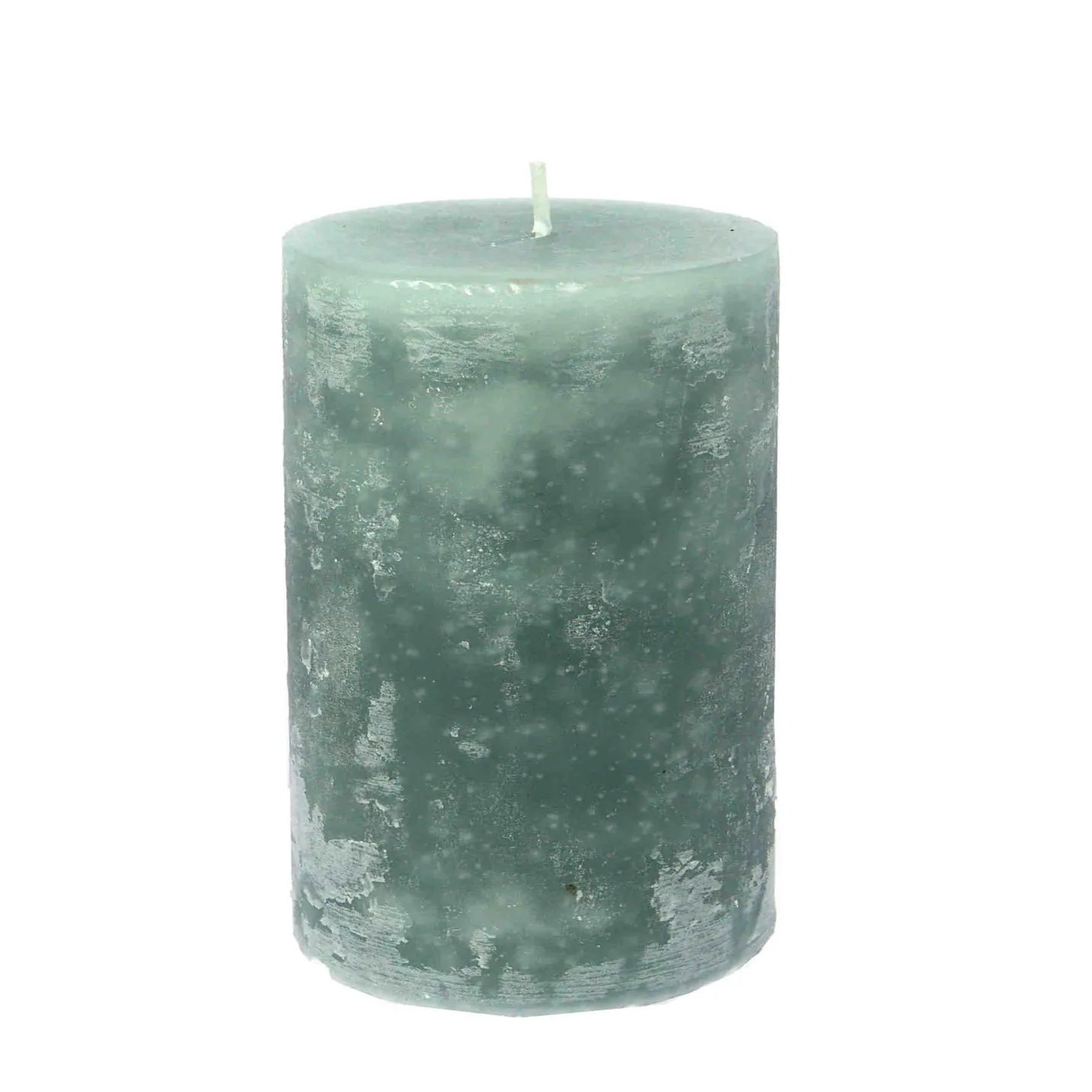 Stumpenkerze durchgefärbt mint 10 x Ø 7 cm