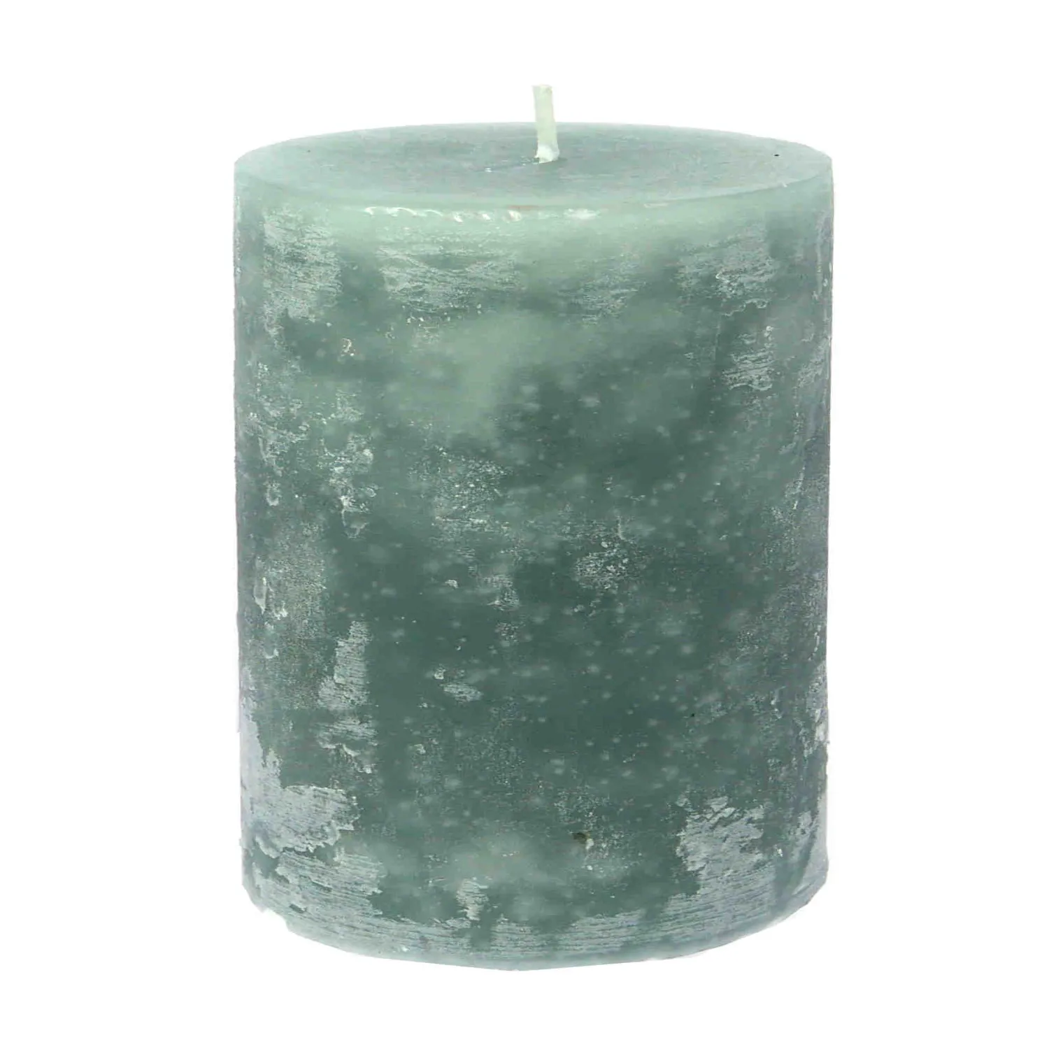 Stumpenkerze durchgefärbt mint 10 x Ø 8 cm