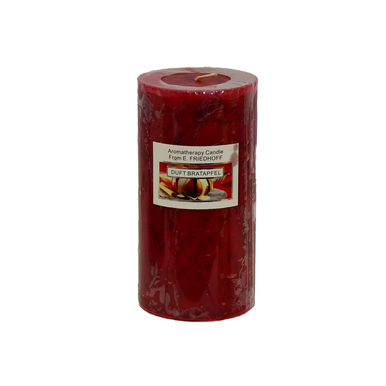 Duftkerze Stumpenkerze Bratapfel 14 cm