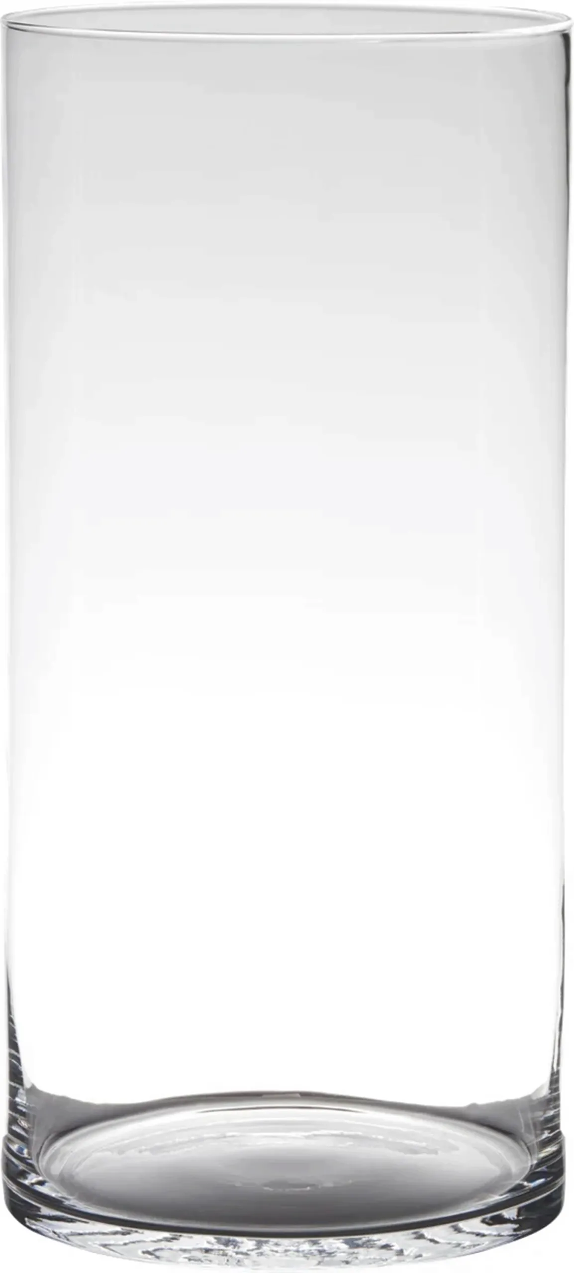 Hohe Zylinder Glasvase Luna H40 D18.5 Transparent Deko