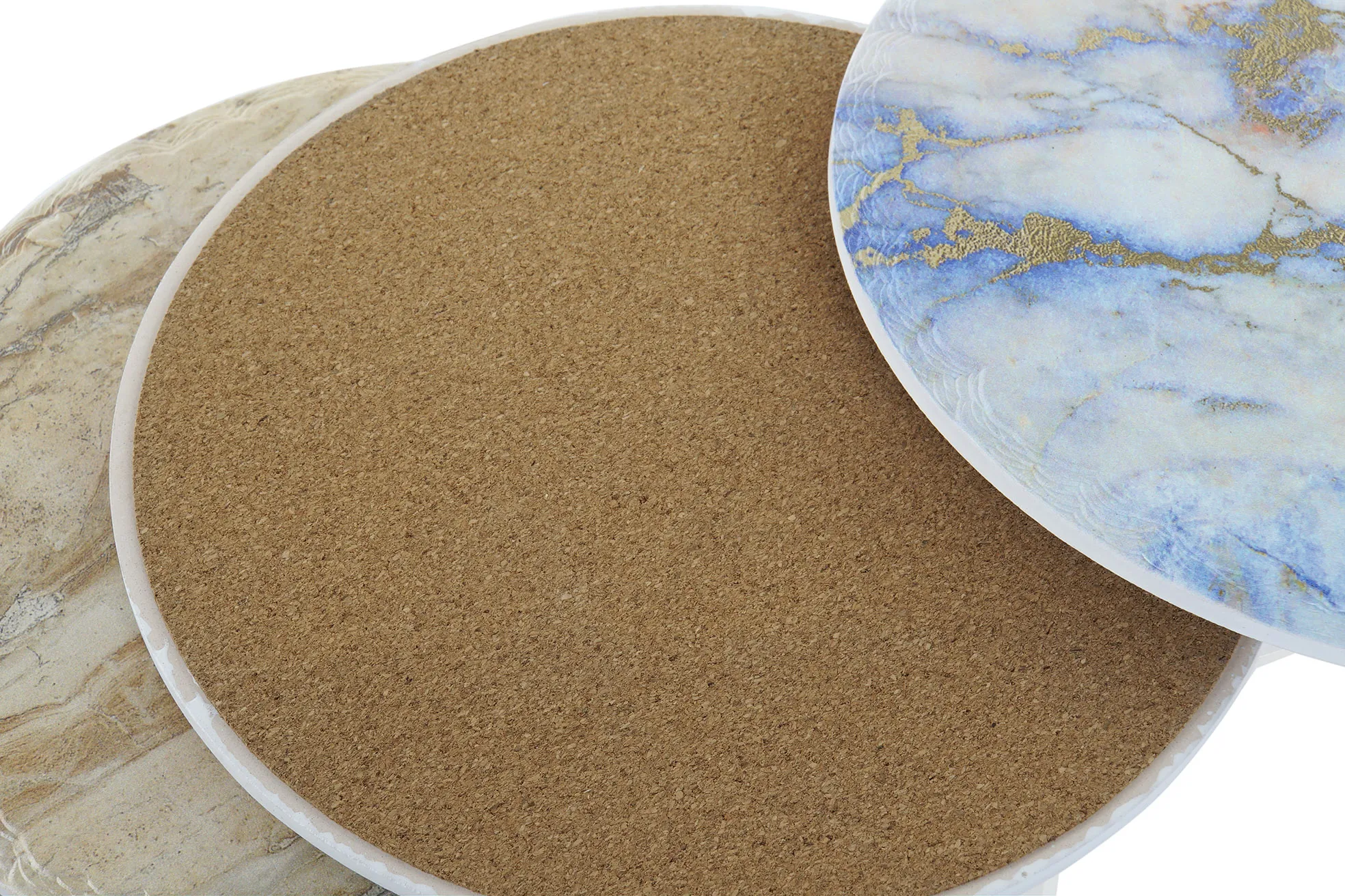 MARMORLOOK Dekorativer Untersetzer Topfuntersetzer 20x20x0,8 cm