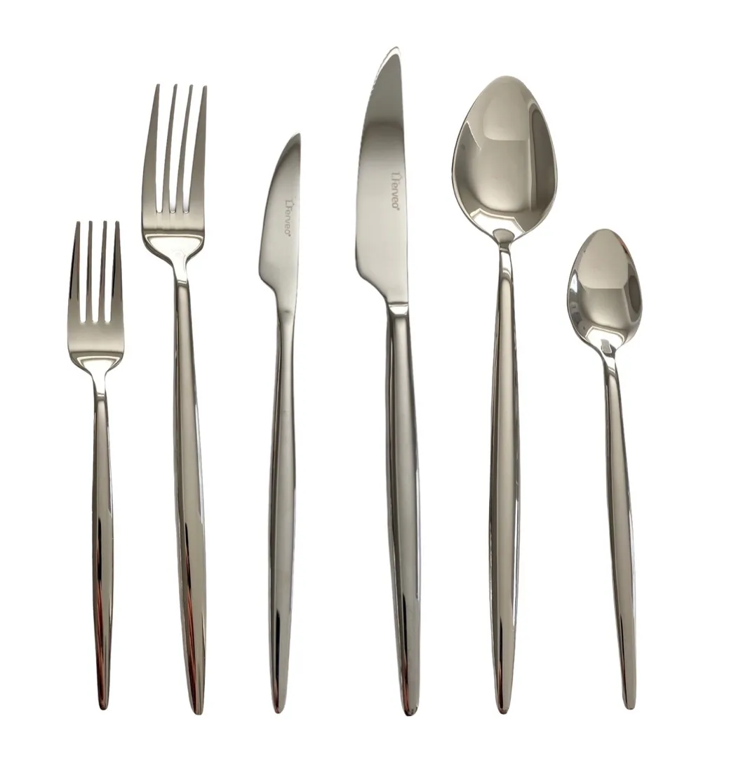 Premium Besteckset SARA SILBER 36-teilig 6-Personen-Set Edelstahl
