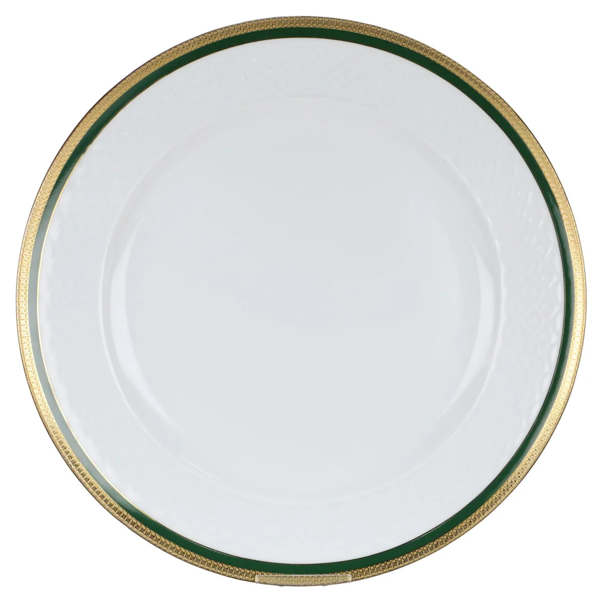 Speiseteller - Seltmann Weiden Annabell Goldrand Grün 31729