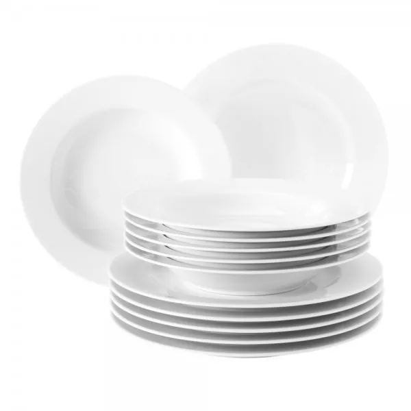 Seltmann Weiden Tafelservice Rondo/Liane Weiß (12-Teilig)