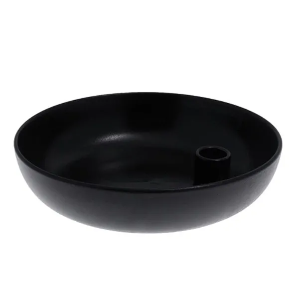 Storefactory Kerzenleuchter Lidatorp Schwarz lackiert (26cm)