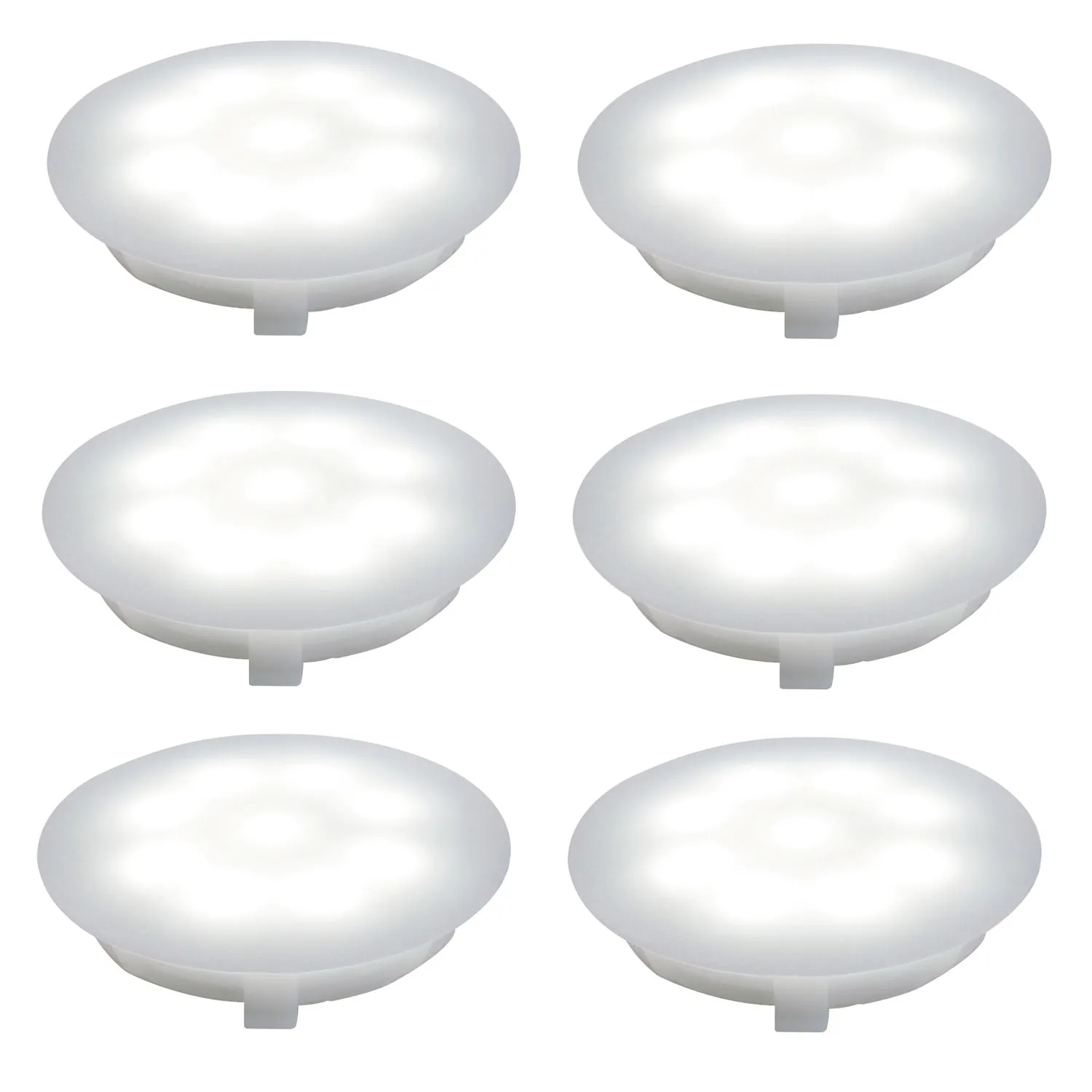 Paulmann Special Einbauleuchten Set UpDownlight LED 6x1W 230/12V 45mm Satin/Kunststoff