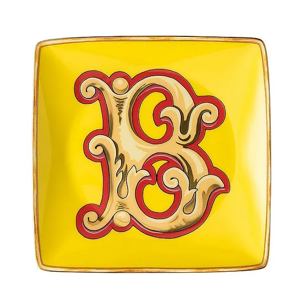 Versace by Rosenthal Schale Holiday Alphabet B