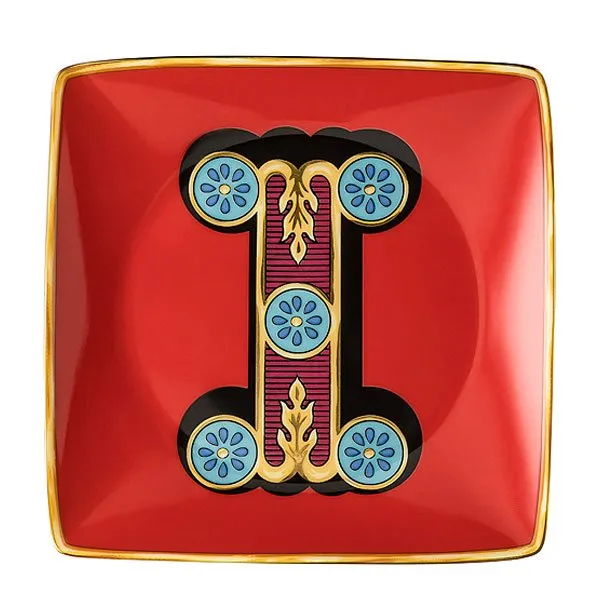 Versace by Rosenthal Schale Holiday Alphabet I