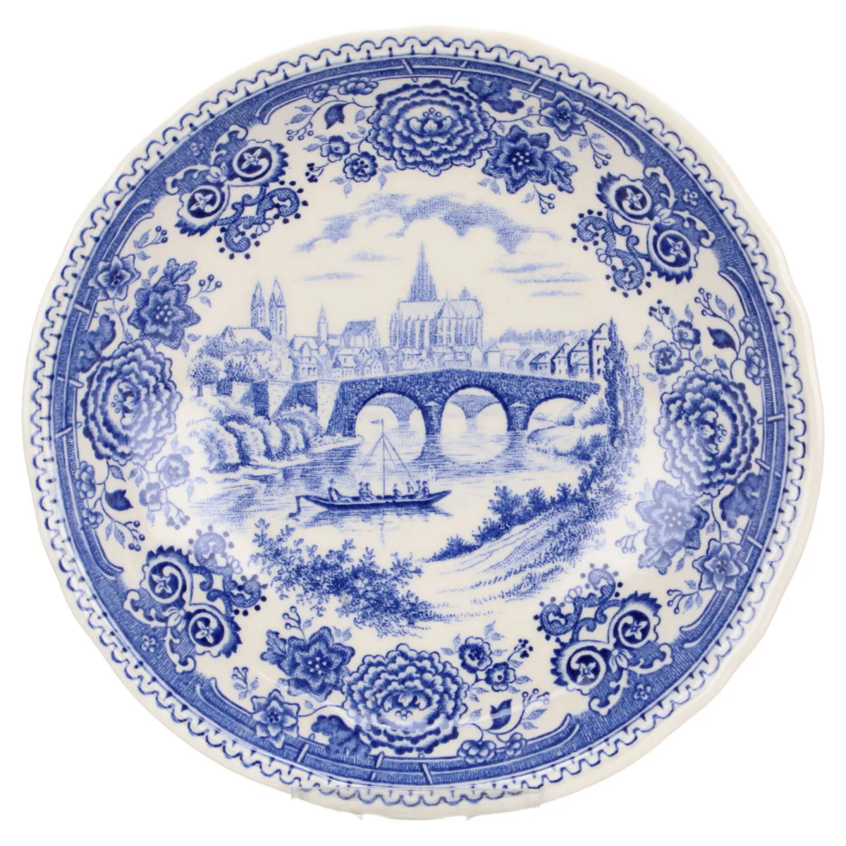 Dessertschale altes Modell - Villeroy & Boch Burgenland blau