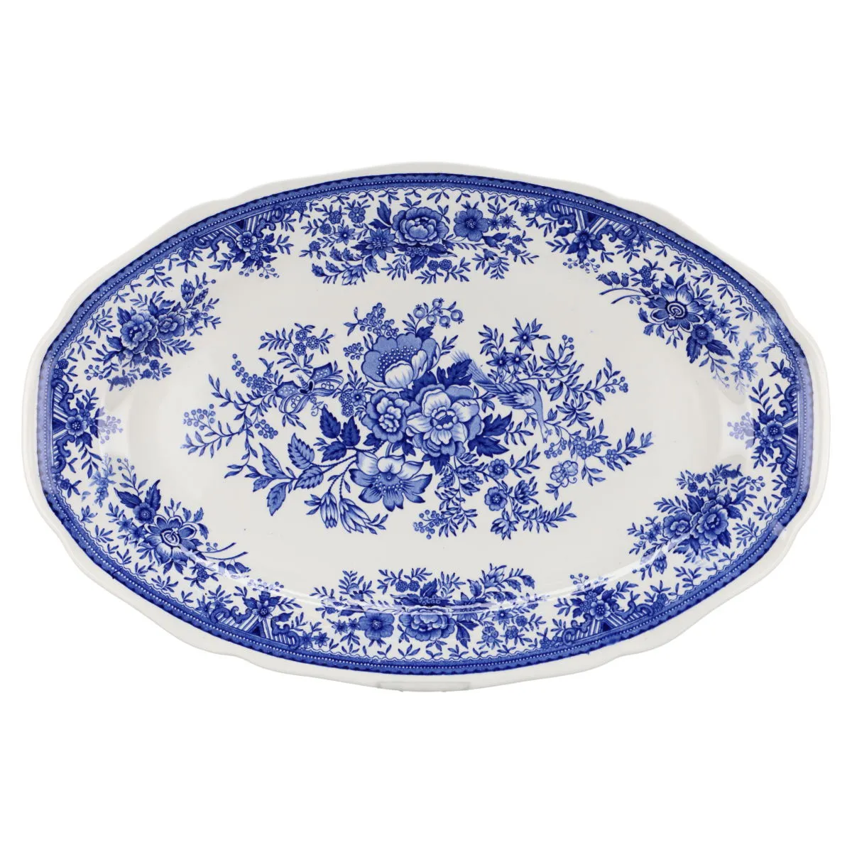 Fleischplatte groß - Villeroy & Boch Fasan blau