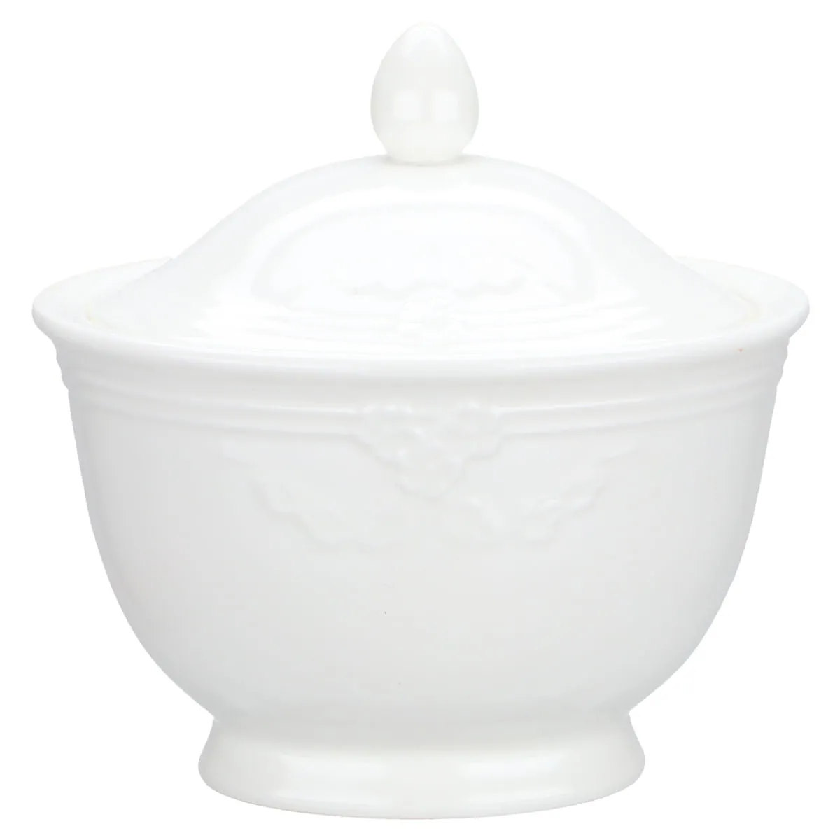 Zuckerdose - Villeroy & Boch Fiori weiß weiss