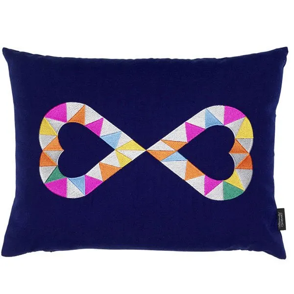 Vitra Kissen Double Heart 2 Blau