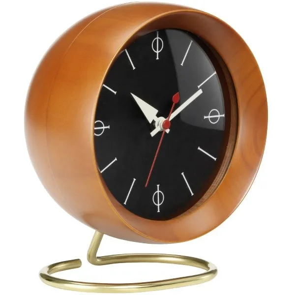 Vitra Tischuhr Chronopak Nussbaum Furnier