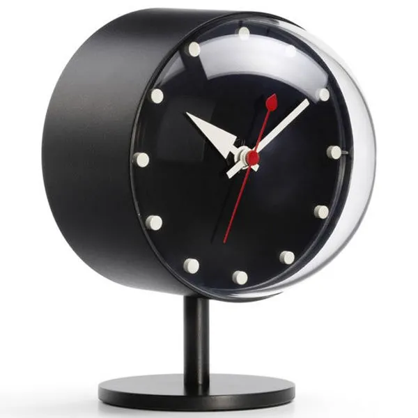 Vitra Tischuhr Night Clock Schwarz